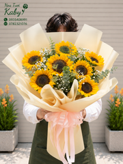 BÓ HOA 7 BÔNG HƯỚNG DƯƠNG NHỚ MONG