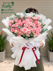 BÓ HOA 50 OHARA HỒNG