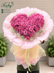 Bó Hoa Hồng Tím Huế Velvet Heartdream