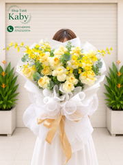 Bó Hoa Ánh Vàng Thanh Khiết