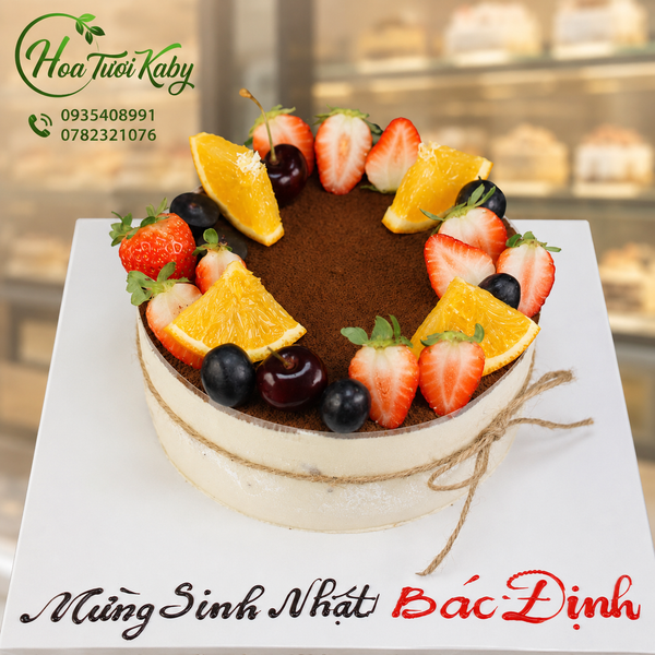 Bánh Kem Tiramisu Trái Cây