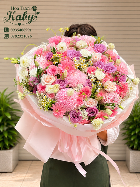 Bó Hoa Hồng Rosy Whimsy Garden