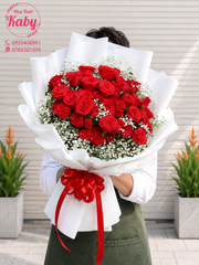 Bó Hoa Crimson Love Symphony