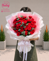 Bó Hoa Hồng Đỏ Pháp Ngọt Say