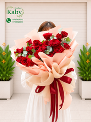 Bó Hoa Đỏ Thắm Yêu Thương