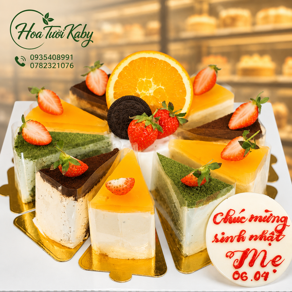 Bánh Kem Mousse Tiramisu Ghép