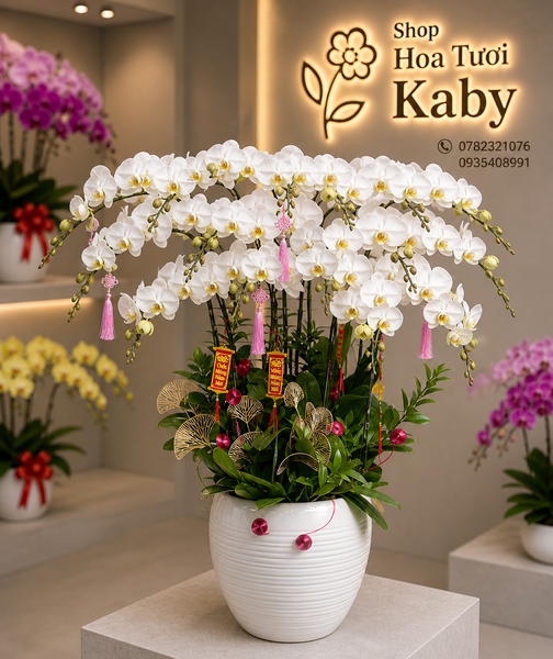 CHẬU LAN HỒ ĐIỆP - MAY MẮN