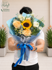 Bó Hoa Nắng Xanh Dịu Êm