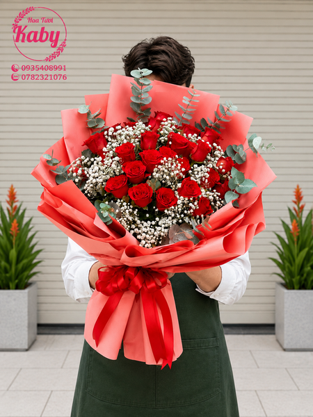 BÓ HOA HỒNG ĐỎ QUỐC DÂN