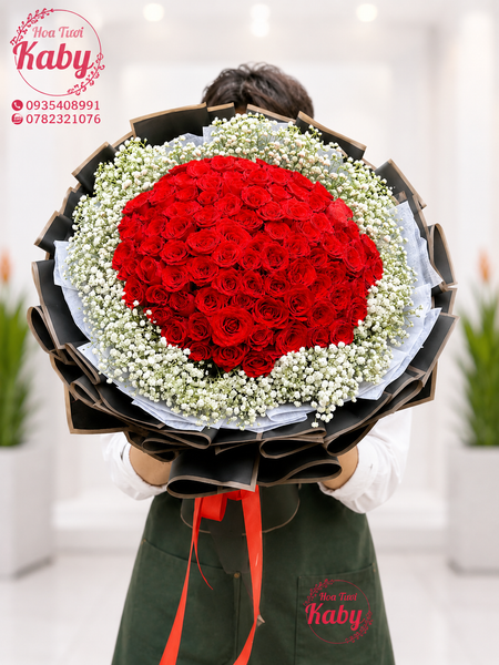Bó Hoa Scarlet Royal Love