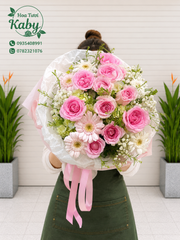 Bó Hoa Pink Melody Garden