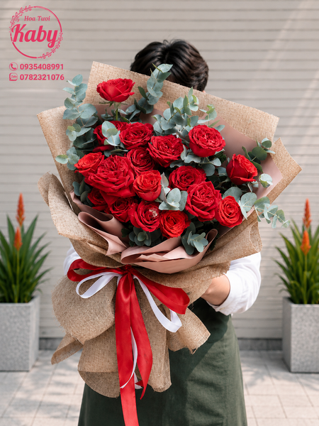 Bó Hoa Scarlet Ohara Sweet Romance
