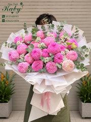 Bó Hoa Kẹo Mây Hồng Phấn