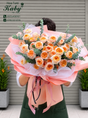 BÓ HOA HỒNG JULIET - NHÃ NHẶN