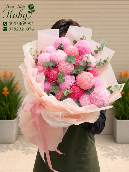 BÓ HOA CÚC MẪU ĐƠN - LUXURY 5