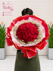 HOA BÓ HỒNG ĐỎ KÈM BABY  - THỦY CHUNG