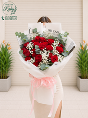 Bó Hoa Red Velvet Love