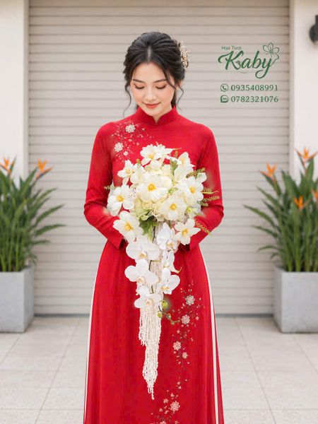 Bó Hoa Cưới Trắng Ngần Dịu Êm Ngày Vu Quy