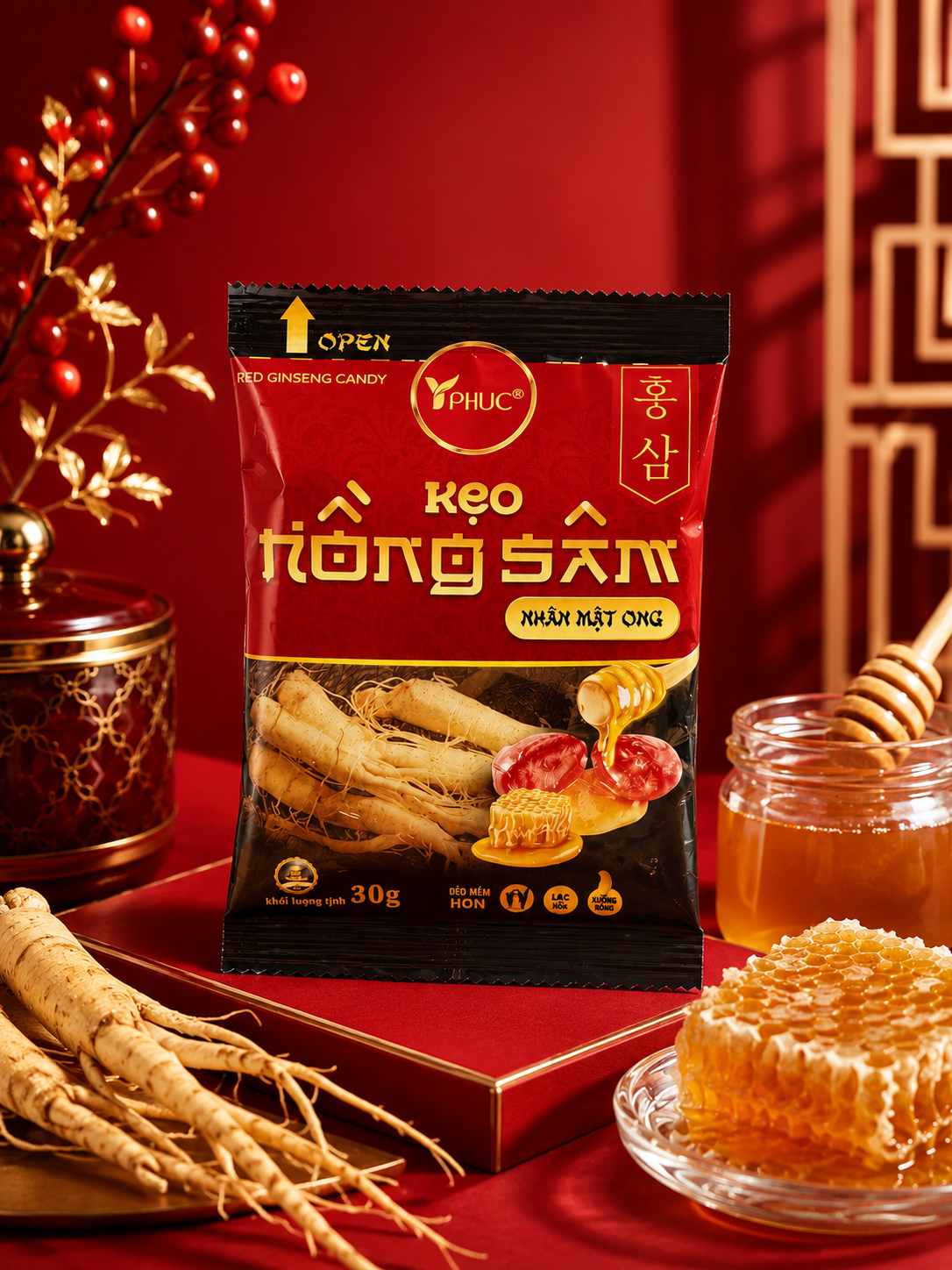  Kẹo hồng sâm 