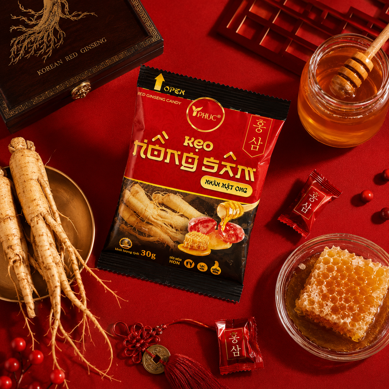  Kẹo hồng sâm 