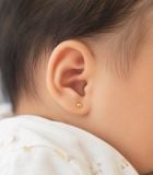 Sơ sinh Tròn trơn vàng - 3mm chân ngắn