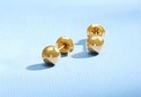 Sơ sinh Tròn trơn vàng - 3mm chân ngắn