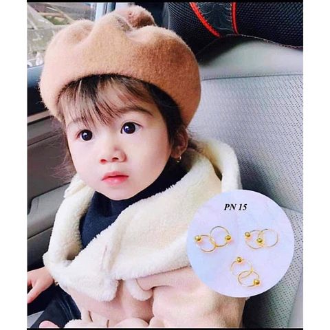 Khuyên Vàng 14k cho bé