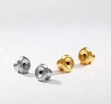 Sơ sinh Tròn trơn vàng - 3mm chân ngắn