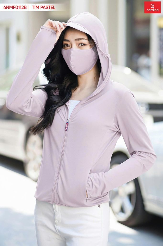  Áo chống nắng nữ 1 lớp chất liệu AirCool UPF50+ cản 98% tia UV 