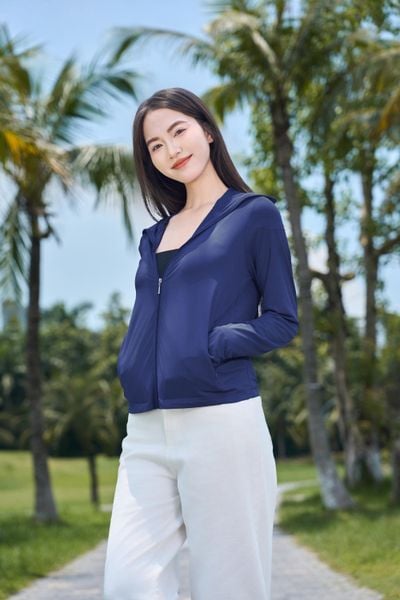  Áo chống nắng ice text 1 lớp UPF50+ cản UV 100% 