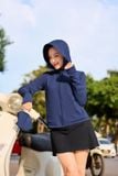 [OOH ] Áo khoác chống nắng dáng ngắn 2 lớp gấu suông chất liệu ice text công nghệ sợi lạnh, UPF50+ 
