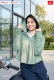  [OOH ] Áo khoác chống nắng nữ ngắn kiểu dáng cánh dơi chất liệu Icetext làm mát tức thì 
