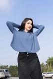  [OOH ] Áo khoác chống nắng nữ ngắn kiểu dáng cánh dơi chất liệu Icetext làm mát tức thì 