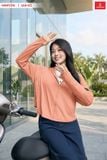  [OOH ] Áo khoác chống nắng nữ ngắn kiểu dáng cánh dơi chất liệu Icetext làm mát tức thì 