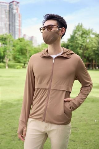 [OOH] Áo chống nắng nam 2 lớp icetext ngăn UV 99,9%
