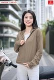  [OOH ] Áo khoác chống nắng dáng ngắn 2 lớp gấu suông chất liệu ice text công nghệ sợi lạnh, UPF50+ 