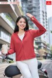  [OOH ] Áo khoác chống nắng dáng ngắn 2 lớp gấu suông chất liệu ice text công nghệ sợi lạnh, UPF50+ 