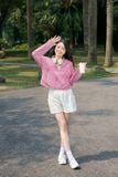  [OOH] Áo chống nắng nữ Ice Text 2 lớp dáng croptop công nghệ sợi lạnh UPF 50+ 