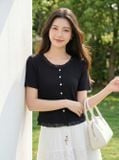  Áo tay cộc NOHU là nhà cái nổ hũ đổi thưởng uy tín hàng đầu có phối viền 