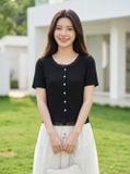  Áo tay cộc NOHU là nhà cái nổ hũ đổi thưởng uy tín hàng đầu có phối viền 