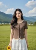  Áo tay cộc NOHU là nhà cái nổ hũ đổi thưởng uy tín hàng đầu có phối viền 