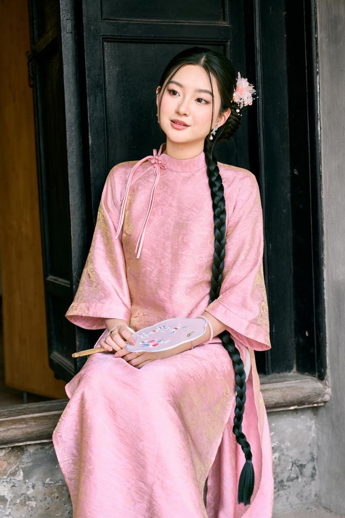  Áo dài Phấn Chi (Không kèm quần) 