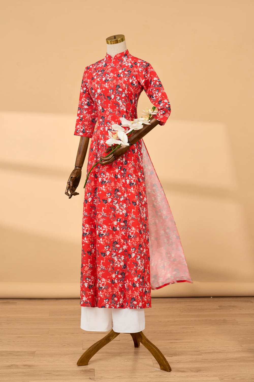 Đối với áo dài Lụa Tơ Tằm, Lụa Satin