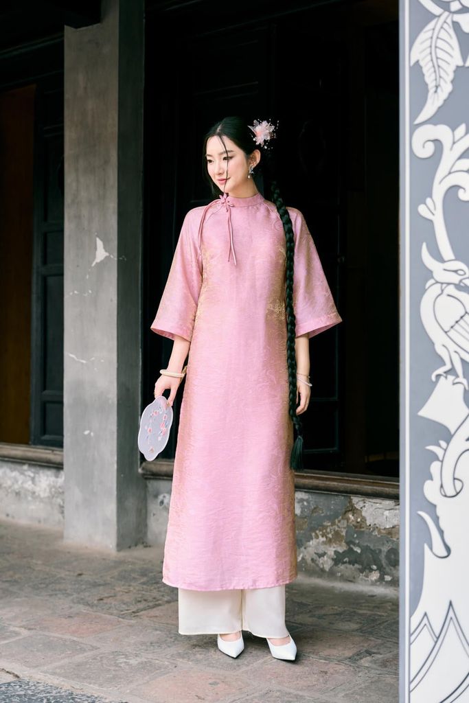  Áo dài Phấn Chi (Không kèm quần) 