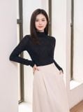  Áo giữ nhiệt ren cổ leo 