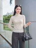  Áo giữ nhiệt ren cổ leo 