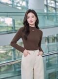  Áo giữ nhiệt nỉ cổ lọ vai bấu mí 