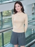  Áo giữ nhiệt nỉ cổ lọ vai bấu mí 