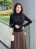 Áo giữ nhiệt nỉ cổ lọ vai bấu mí 