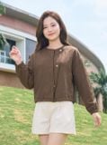  Áo khoác đũi mỏng trendy 